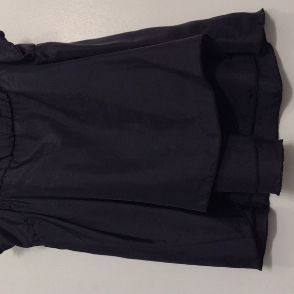 NEW Gold Hawk Black Silk Double Layer Silk Babydoll Camisole Tank Size Medium - Picture 16 of 16